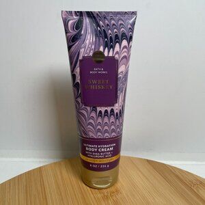 Bath & Body Works Sweet Whiskey Body Cream 8 oz Shea Butter Hyaluronic Acid